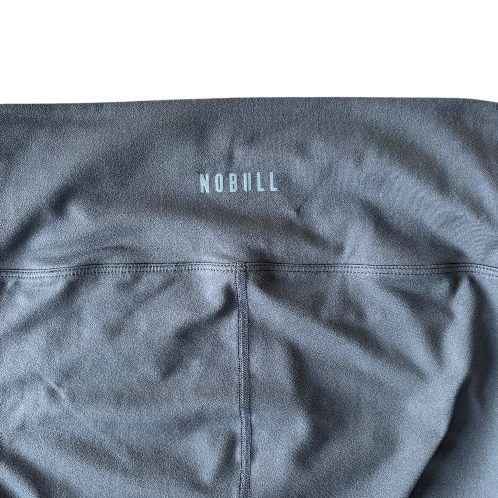 Nobull Crop Matte Gray Legging Size M High~Rise Active Workout Yoga Gym Athletic - Picture 4 of 6